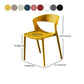 Scandinavian Style Open Back Dining Side Chair Plastic Dining Armless Chair for Home Clearhalo ' kitchen&dining_furn' 'Dining Chairs' 'Dining Tables & Seating' 'dining_chair' 'furn' 'furn_dining_chair' 'Furniture' 'furniture_dining_chair' 'Kitchen & Dining Furniture' 'kitchen' 1200x1200_90958e7d-fbe7-4d5c-be69-4d526f7f0819