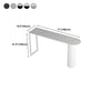 Modern Iron Bar Dining Table with Stone Top Indoor Bistro Table Fixed Table Clearhalo 'Bar Furniture' 'Bar Tables' 'bar_tables' 'furn' 'furn_bar_tables' 'Furniture' 'furniture_bar_tables' 'Kitchen & Dining Furniture' 1200x1200_90975287-6771-4268-924a-bd9655ddd240