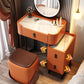 Glam 3 Drawers Make-up Vanity Marble Makeup Vanity Desk Table