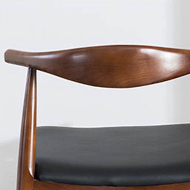 Modern Style Open Back Chair Dining Armless Side Chair with Wooden Legs Clearhalo 'Dining Chairs' 'Dining Tables & Seating' 'dining_chair' 'furn' 'furn_dining_chair' 'Furniture' 'Kitchen & Dining Furniture' 1200x1200_90986bc6-7391-40a5-a742-a1db8f92a909