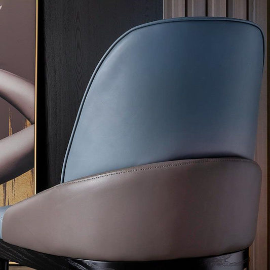 Nordic Dining Room Dining Chairs Armless Faux Leather Kitchen Chairs Clearhalo 'Dining Chairs' 'Dining Tables & Seating' 'dining_chair' 'furn' 'furn_dining_chair' 'Furniture' 'furniture_dining_chair' 'Kitchen & Dining Furniture' 1200x1200_9098fc07-1019-42e5-b0a6-67a837cb7202