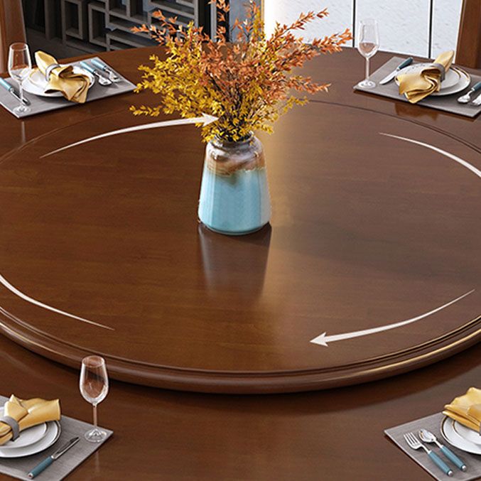 Solid Wood Dining Table Convertible Dining Table for Dining Room