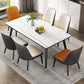 Simple Kitchen Standard Dining Table Sintered Stone Rectangle Dining Table with 4 Legs Base Clearhalo ' dining_table' 'Dining Tables & Seating' 'Dining Tables' 'furn' 'furn_dining_table' 'Furniture' 'furniture_dining_table' 'Kitchen & Dining Furniture' 'kitchen&dining_furn' 'kitchen' 'kitchen_dining_table' 1200x1200_909ffd2f-1a01-425a-8379-6cad6de245f0