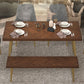 Luxury Style Solid Wood Dining Table 4 Legs Base Rectangle Table for Home Clearhalo ' dining_table' 'Dining Tables & Seating' 'Dining Tables' 'furn' 'furn_dining_table' 'Furniture' 'furniture_dining_table' 'Kitchen & Dining Furniture' 'kitchen&dining_furn' 'kitchen' 'kitchen_dining_table' 1200x1200_90a0d6ea-dfcf-4ab0-8837-f3875a9e7741