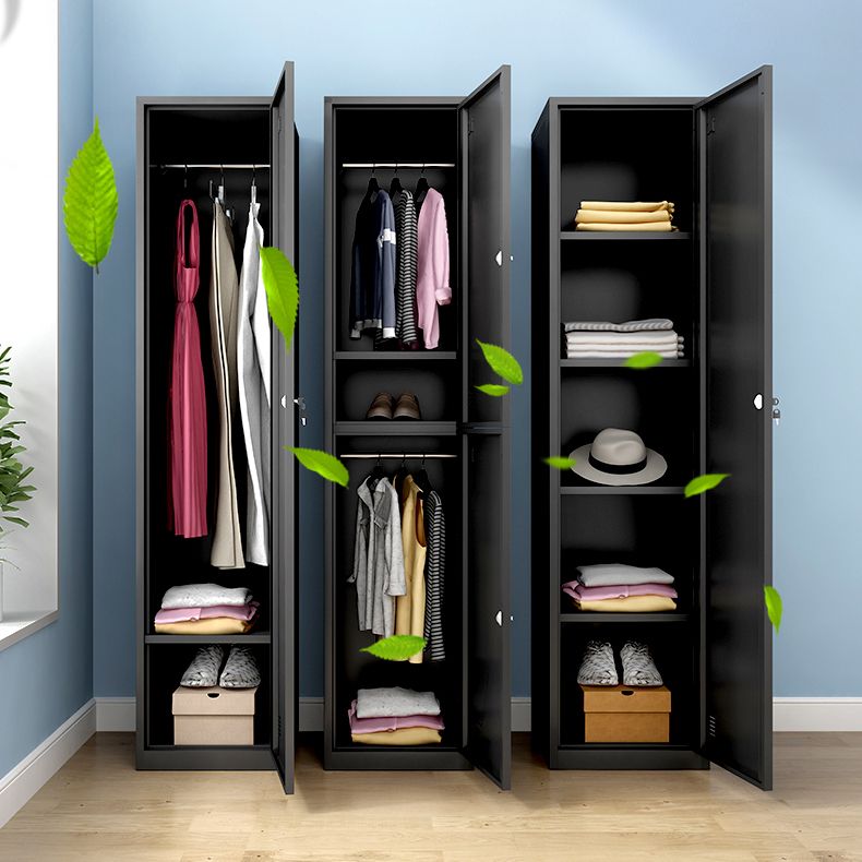 Armate di guardaroba in metallo contemporaneo Armata a cerniera del guardaroba per casa