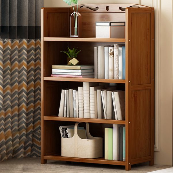 Brown Color Modern Style Bookshelf Engineer Wood Bookcase for Home Clearhalo 'Bookcases' 'furn' 'furn_bookcases' 'Furniture' 'Office Furniture' 1200x1200_90a54e70-5839-40a4-bb4d-85aa53a9087d