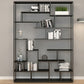 80.71"H Bookcase Open Back Contemporary Style Bookshelf for Office Home Clearhalo 'Bookcases' 'furn' 'furn_bookcases' 'Furniture' 'furniture_bookcases' 'Office Furniture' 1200x1200_90a5bfec-5a6d-431d-b943-534e0a3ede98