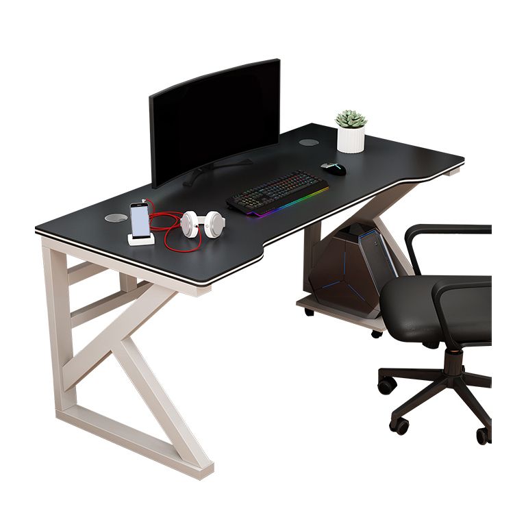 29 "H Contemporary Office Desk Antique Finish Computer Desk met metalen benen