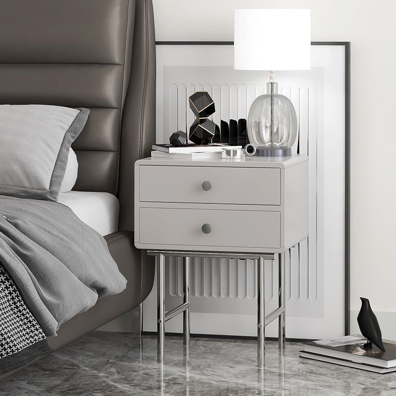 Comodino ingegnerizzato in legno comodino industriale mobile per camera da letto