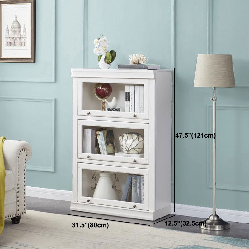 Modern Style Solid Wood Bookcase Rectangular Shelves with Doors Clearhalo 'Bookcases' 'furn' 'furn_bookcases' 'Furniture' 'furniture_bookcases' 'kitchen' 'kitchen_bookcases' 'Living Room Furniture' 'Office Furniture' 1200x1200_90a62b15-a967-4836-91ee-63a0e39819f3