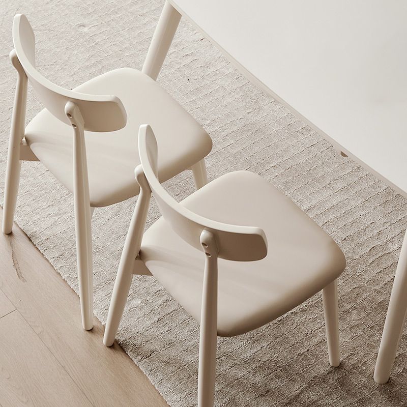 Contemporary Kitchen Dining Side Chair Oak Open Back Dining Chair Clearhalo 'Dining Chairs' 'Dining Tables & Seating' 'dining_chair' 'furn' 'furn_dining_chair' 'Furniture' 'Kitchen & Dining Furniture' 1200x1200_90ac10d6-a686-421e-98b9-98a9c6d5c612