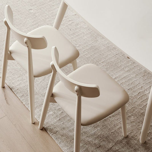 Contemporary Kitchen Dining Side Chair Oak Open Back Dining Chair Clearhalo 'Dining Chairs' 'Dining Tables & Seating' 'dining_chair' 'furn' 'furn_dining_chair' 'Furniture' 'Kitchen & Dining Furniture' 1200x1200_90ac10d6-a686-421e-98b9-98a9c6d5c612