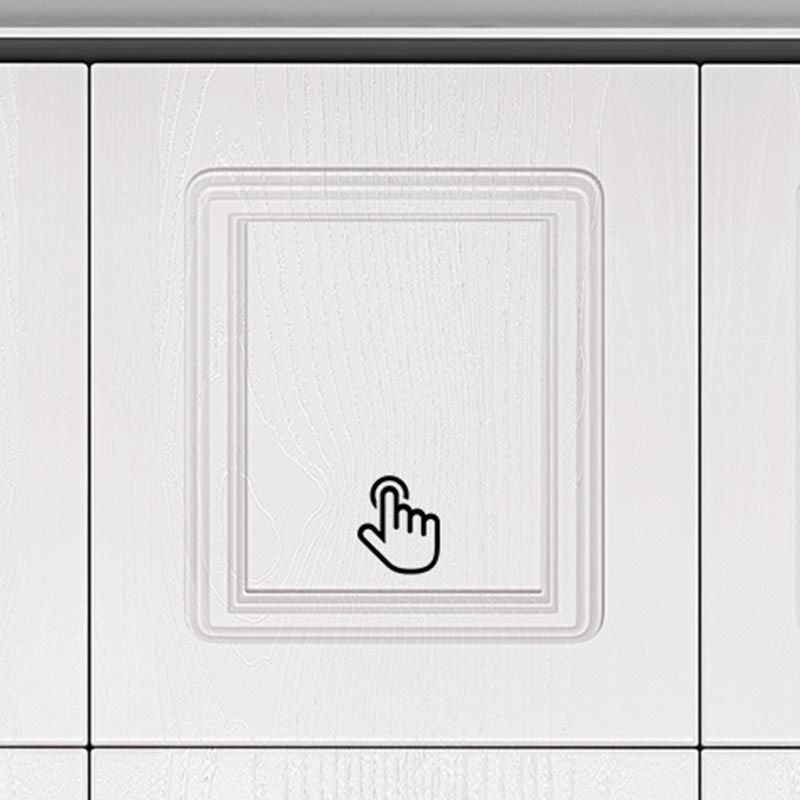 Moderne Kleiderschrank weiße Farbe Holzgarderobe Kleiderschrank mit Schublade