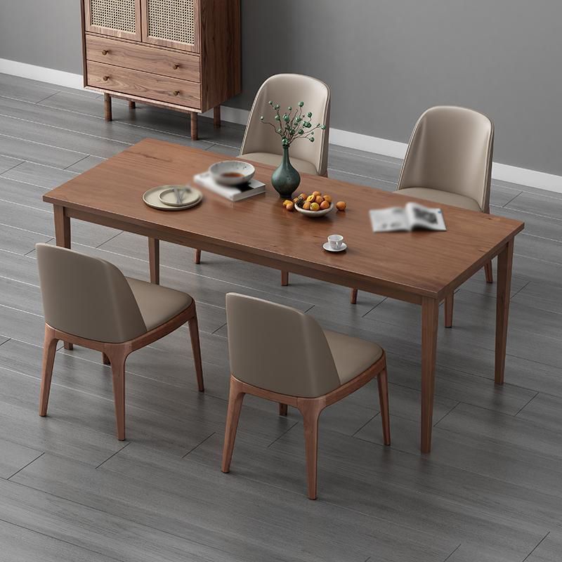 Modern 1/2/4/5 Pieces Rectangle Dining Set Solid Wood Kitchen Table with Chairs Clearhalo 'Dining Room Sets' 'Dining Tables & Seating' 'dining_room_set' 'furn' 'furn_dining_room_set' 'Furniture' 'furniture_dining_room_set' 'Kitchen & Dining Furniture' 'kitchen&dining_furn' 'kitchen' 1200x1200_90b21630-3014-463c-b04c-22cc3e172e68