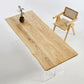 Wood Top Dining Table Modern Rectangle Table with Double Pedestal Base Clearhalo 'Dining Tables & Seating' 'Dining Tables' 'dining_table' 'furn' 'furn_dining_table' 'Furniture' 'furniture_dining_table' 'Kitchen & Dining Furniture' 'kitchen' 'kitchen_dining_table' 1200x1200_90b2dbdb-7d21-464d-b628-d9cfcbb1d711