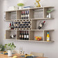 Modern Hanging Wine Bottle Holder Wooden Kitchen Wine Rack Bottle Clearhalo 'furn' 'furn_wine_racks' 'Furniture' 'Kitchen & Dining Furniture' 'Wine Racks' 'wine_racks' 1200x1200_90b557ca-f272-4544-9099-1c892332c66a