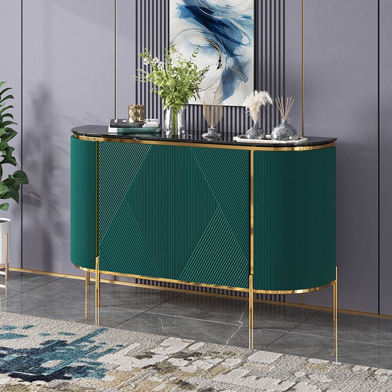 Sideboard da pranzo in legno ingegnerizzato a 2 porte moderne per soggiorno