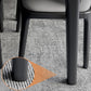 Mesa de comedor con base de madera maciza, mesa de comedor moderna rectangular para comedor