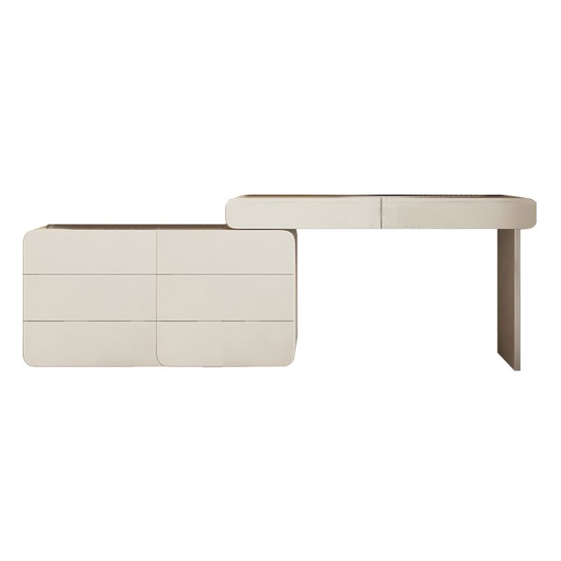 Tocador escandinavo conjunto de tocador de dormitorio blanco tocador de tocador