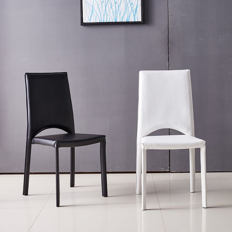 Modern Metal Dining Room Chair Open Back Dining Side Chair for Restaurant Use Clearhalo ' kitchen&dining_furn' 'Dining Chairs' 'Dining Tables & Seating' 'dining_chair' 'furn' 'furn_dining_chair' 'Furniture' 'furniture_dining_chair' 'Kitchen & Dining Furniture' 'kitchen' 1200x1200_90bdedba-84b6-4433-a38a-85242149eca6