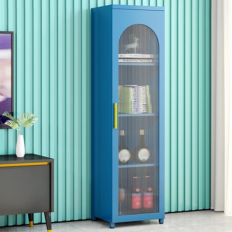 Metal Industrial Standard Bookcase Vertical Bookcase with Glass Door Clearhalo 'Bookcases' 'furn' 'furn_bookcases' 'Furniture' 'furniture_bookcases' 'kitchen' 'kitchen_bookcases' 'Living Room Furniture' 'Office Furniture' 1200x1200_90be2af0-8ee5-497c-88a3-d63559056b95