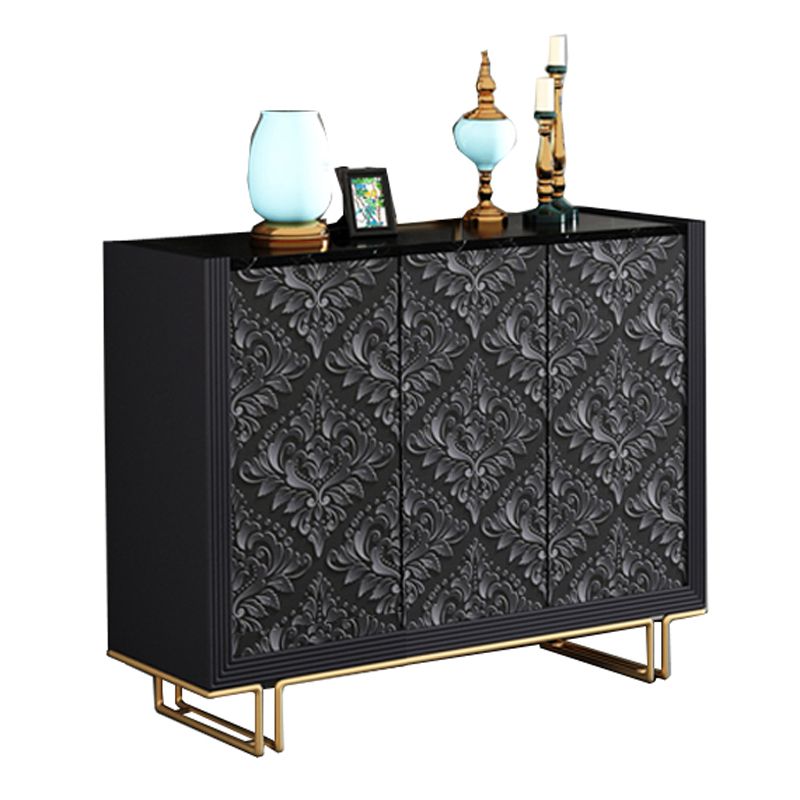 33.86"H Sideboard Glam Style Dining Server for Kitchen and Living Room Clearhalo 'buffet_sideboard' 'Buffets & Sideboards' 'furn' 'furn_buffet_sideboard' 'Furniture' 'Kitchen & Dining Furniture' 1200x1200_90c0ee55-b051-4fbb-a91c-cd844f3c653f