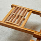 Chaise à bascule moderne Bamboo Rocker avec coussins amovibles