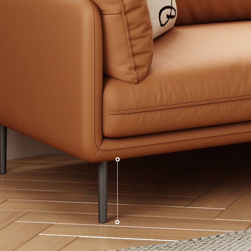 Glam Cushions Standard Pillow Top Arm Stationary Settee for Living Room Clearhalo 'furn' 'furn_sofas' 'Furniture' 'furniture_sofas' 'Living Room Furniture' 'Sofa' 'sofas' 1200x1200_90c2ff54-b1c3-41a6-95e4-a0c0e53273c2