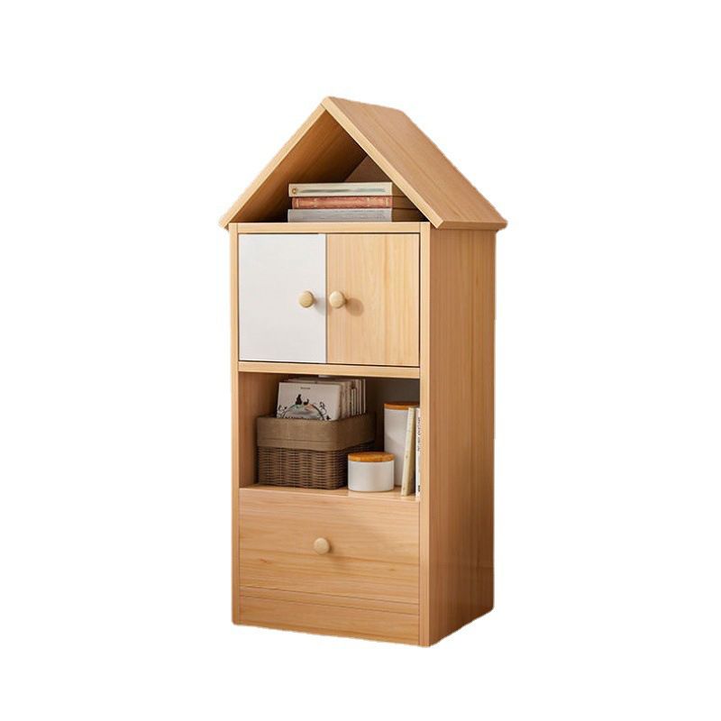 Engineered Wood Closed Back Bookshelf Standard Modern Bookcase