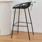 Contemporary Matte Finish Iron Bar Stool Footrest Restaurant Stool Clearhalo 'Bar Furniture' 'Bar Stools' 'bar_stools' 'furn' 'furn_bar_stools' 'Furniture' 'furniture_bar_stools' 'Kitchen & Dining Furniture' 1200x1200_90c39f9e-3392-4a2b-8b57-a2c591891cfa
