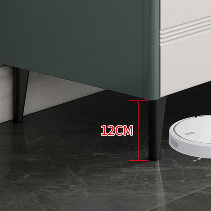 Cofre de acento rectangular moderno con cajón de agua resistente al agua