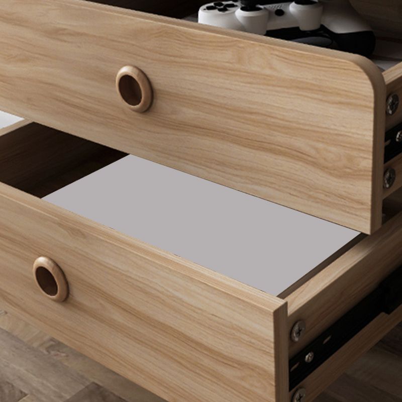 Tavolino da cocktail rettangolare Tavolino singolo moderno in legno a 4 gambe