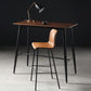 Tabouret de comptoir à godet intérieur intérieur repose-pieds tabouret de bar en faux cuir