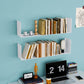Urban Wall Unit Metal Bookshelf Closed Back Shelf for Living Room