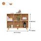 Engineered Wood Shelf Bookcase Contemporary Bookshelf for Study Room