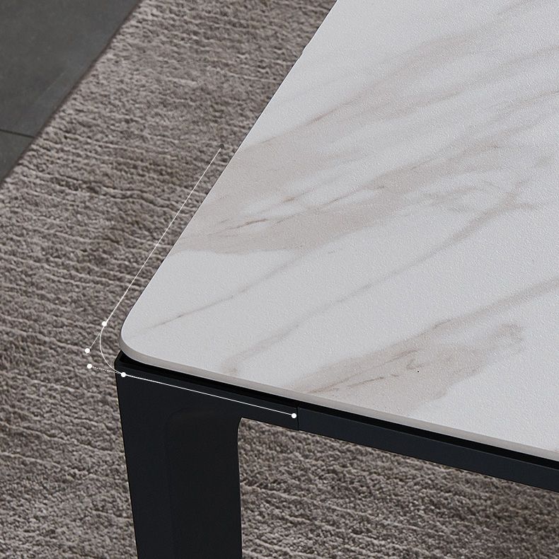 Minimalist 1/4/5 Pieces Sintered Stone Dining Table Set Rectangle Dining Room Set Clearhalo 'Dining Room Sets' 'Dining Tables & Seating' 'dining_room_set' 'furn' 'furn_dining_room_set' 'Furniture' 'furniture_dining_room_set' 'Kitchen & Dining Furniture' 'kitchen&dining_furn' 'kitchen' 1200x1200_90d150fe-e472-4700-b486-c17c6bfe003b