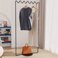 Magnificent Metal Entryway Kit with Wave Shape and Clothes Rail in Living Room