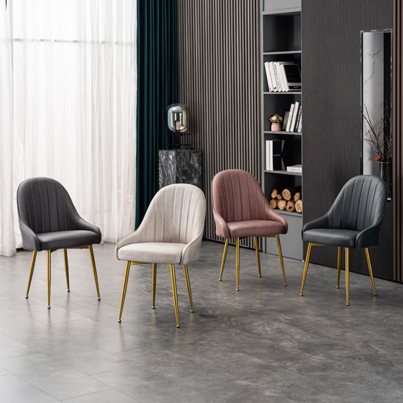 Nordic Metal Dining Room Armchairs Upholstered Linen Fabric Chairs for Restaurant Clearhalo ' kitchen&dining_furn' 'Dining Chairs' 'Dining Tables & Seating' 'dining_chair' 'furn' 'furn_dining_chair' 'Furniture' 'furniture_dining_chair' 'Kitchen & Dining Furniture' 'kitchen' 1200x1200_90d41b3c-6878-45a8-83ba-b265a097e4dd