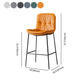Contemporary Leather Bar Stools Indoor Antique Finish Bar Stool Clearhalo 'Bar Furniture' 'Bar Stools' 'bar_stools' 'furn' 'furn_bar_stools' 'furniture_bar_stools' 'Kitchen & Dining Furniture' 'kitchen&dining_furn' 'kitchen' 'kitchen_furn' Furniture' 1200x1200_90d5bfb2-44d6-43d6-ba14-f4e868d126d5