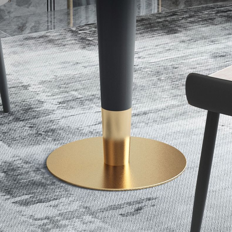 1/2/3/4/5 Pcs Metal Modern Dining Set with Round Dining Table Dinette Set Clearhalo 'Dining Room Sets' 'Dining Tables & Seating' 'dining_room_set' 'furn' 'furn_dining_room_set' 'Furniture' 'furniture_dining_room_set' 'Kitchen & Dining Furniture' 'kitchen&dining_furn' 'kitchen' 1200x1200_90d64b8c-8cd3-47cd-8f82-eb3ce6dcb8aa