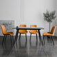 Contemporary Style Dining Chairs Armless Kitchen Side Chairs with Metal Legs Clearhalo ' kitchen&dining_furn' 'Dining Chairs' 'Dining Tables & Seating' 'dining_chair' 'furn' 'furn_dining_chair' 'Furniture' 'furniture_dining_chair' 'Kitchen & Dining Furniture' 'kitchen' 1200x1200_90d746ab-8e80-464e-9868-deb52026f23b