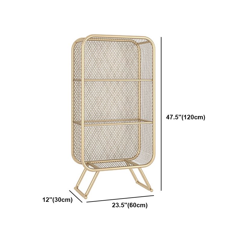 Closed Back Bookcase Glam Style Bookshelf for Home Study Room Office Clearhalo 'Bookcases' 'furn' 'furn_bookcases' 'Furniture' 'furniture_bookcases' 'kitchen' 'kitchen_bookcases' 'Living Room Furniture' 'Office Furniture' 1200x1200_90d7b613-62c7-4f8c-ae0d-1b5cfdc8915d