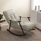 Contemporary Style Sofa Rocking Chair Single Indoor Rocking Chair with Cushion Clearhalo 'Chairs & Seating' 'furn' 'furn_rocking_chairs' 'Furniture' 'Living Room Furniture' 'Rocking Chairs' 'rocking_chairs' 1200x1200_90d832a1-c41a-4ca3-b07b-8209aab2bc9e