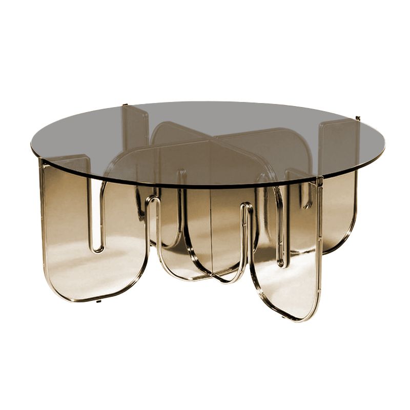 Abstract Coffee Table Modern Glass Top Coffee Cocktail Table Clearhalo 'Coffee & Accent Tables' 'Coffee Tables' 'coffee_tables' 'furn' 'furn_coffee_tables' 'Furniture' 'Living Room Furniture' 1200x1200_90d95190-54ac-4d2e-a132-9ca958853300