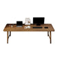 Solid Wood Rectangle Writing Desk Modern 29.53" Tall Office Desk with H-Base Clearhalo 'furn' 'furn_office_desk' 'Furniture' 'Office Desks' 'Office Furniture' 'office_desk' 1200x1200_90dd3f31-43ba-4646-b6ab-893279e5081d