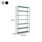 Vertical Metal Frame Bookshelf Modern Open Storage Bookcase , 10" W X 71" H