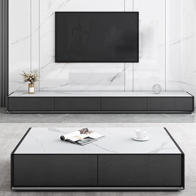 Modern Style TV Media Stand with Drawers Engineered Wood TV Stand Clearhalo 'furn' 'furn_tv_stands_entertainment_centers' 'Furniture' 'Living Room Furniture' 'TV Stands & Entertainment Centers' 'TV Stands & Media Storage Furniture' 'tv_stands_entertainment_centers' 1200x1200_90df2d68-0d11-421e-a4b3-ff2eccbc390f