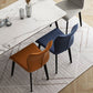 Contemporary Restaurant Leather Side Chair Matte Finish Solid Back Dining Chair Clearhalo 'Dining Chairs' 'Dining Tables & Seating' 'dining_chair' 'furn' 'furn_dining_chair' 'Furniture' 'Kitchen & Dining Furniture' 1200x1200_90e0a23c-8570-4d84-9291-8f9583e0625f