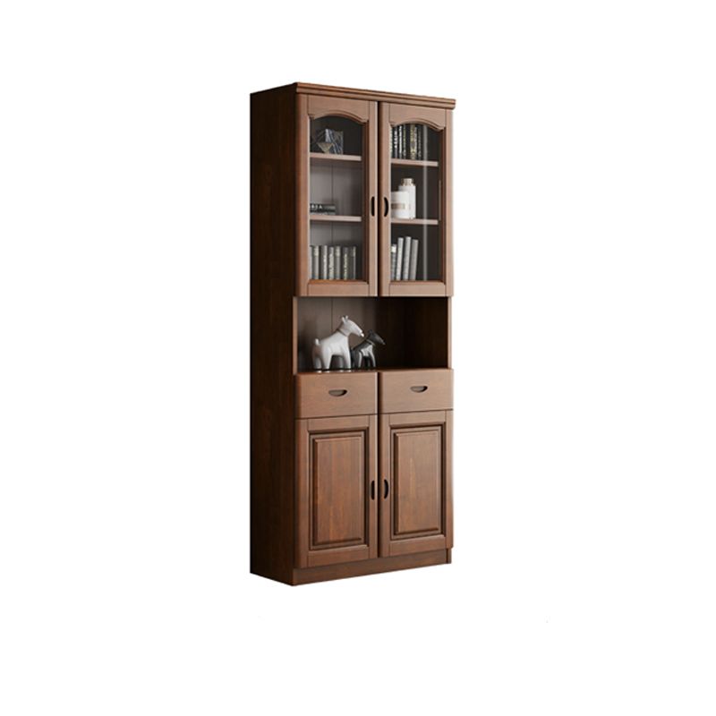 Grooves Handle Storage Cabinet Solid Wood Cabinet with Drawer Clearhalo 'Cabinets & Chests' 'cabinets_chests' 'furn' 'furn_cabinets_chests' 'Furniture' 'Living Room Furniture' 1200x1200_90e2476c-7ca7-4d5a-81a2-15d4cd654df2