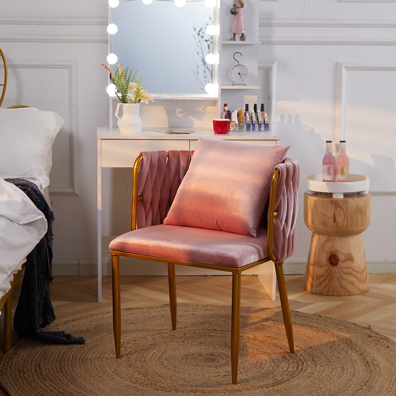 Scandinavian Armless Solid Back Chair Upholstered Side Chairs Clearhalo 'Dining Chairs' 'Dining Tables & Seating' 'dining_chair' 'furn' 'furn_dining_chair' 'Furniture' 'furniture_dining_chair' 'Kitchen & Dining Furniture' 1200x1200_90e36751-82a0-4e81-8f30-acc19589d906